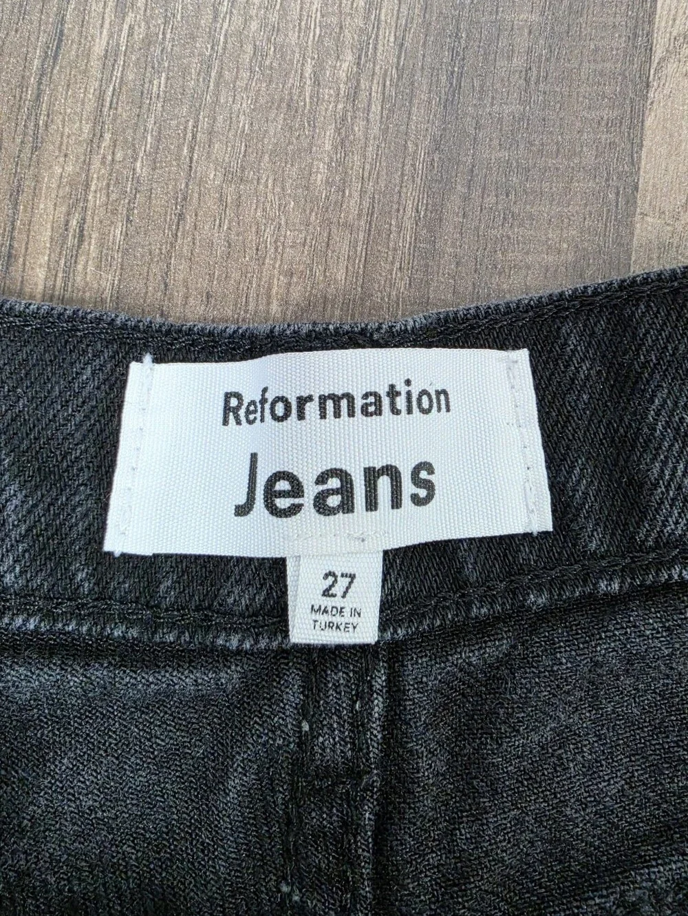 Reformation Cynthia High Rise Straight Leg Denim Jeans Casual Chic Minimalist.27
